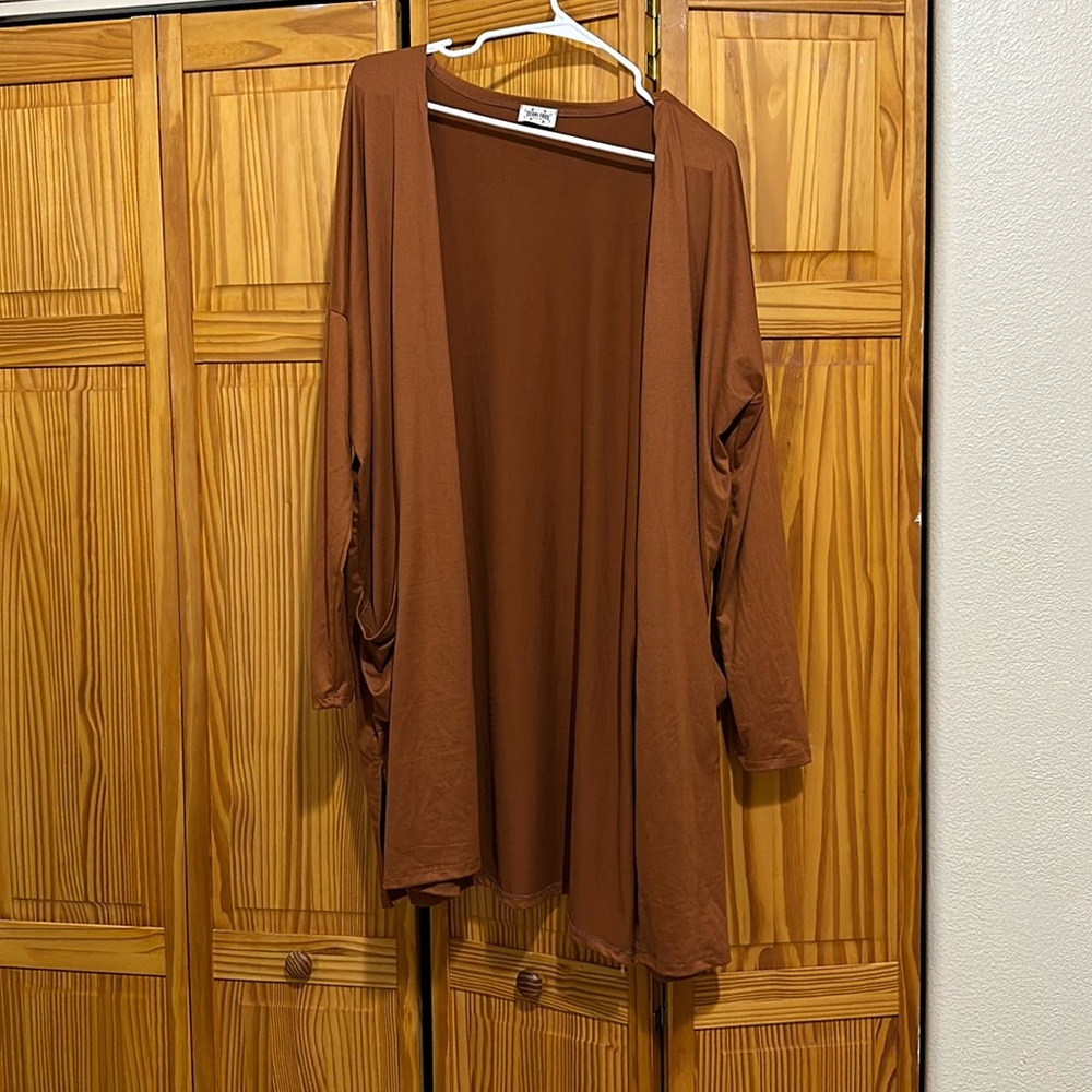 Women’s Large Orange Cardigan